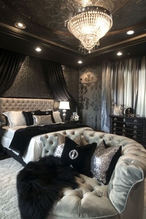 Hollywood Glamour Bedroom Ideas, Soft Glam Bedroom Decor, Vintage Glam Bedroom Decor, Hollywood Aesthetic Room, Vs Bedroom, Glamour Bedroom Ideas, Vintage Glam Bedroom, Bedroom Pallet, Hollywood Room