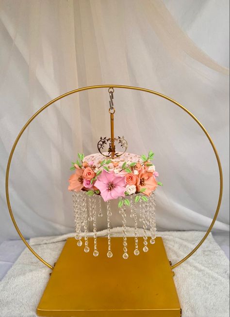 Roka Ceremony, Hanging Cake, Cake Studio, Cake