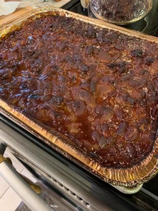 Cowboy Beans Recipe - Food.com Cowboy Beans Recipe, Backyard Bbq Recipes, Vegetarian Feast, Best Baked Beans, Cowboy Beans, How To Soak Beans, Canned Butter, Texas Cowboy, Pork N Beans