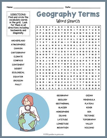 Free Printable Geography Terms Word Search Geography Word Search, Magic Squares Math, Geography Terms, Geography Printables, Free Word Search Puzzles, Word Search Puzzles Printables, Puzzle Worksheet, Free Word Search, Free Printable Puzzles