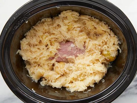 Slow Cooker Pork and Sauerkraut Recipe Crock Pot Pork And Sauerkraut Recipe, Slow Cooker Pork And Sauerkraut Recipe, Crockpot Pork And Sauerkraut, Pork And Sauerkraut Recipe, Pork Roast And Sauerkraut, Pork Chops And Sauerkraut, Pork And Sauerkraut, Slow Cooker Pork Ribs, Boneless Pork Ribs