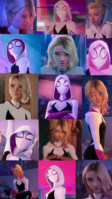 Gwen spiderverse Gwen Stacy Halloween Costume, Spiderman Pics, Stacy Aesthetic, Gwen Spiderverse, Gwen Stacy Cosplay, Spider Gwen Costume, Spiderman Costume, Artsy Photos, Spiderman Pictures