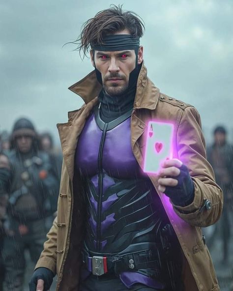 Gambit X Men, Gambit Marvel, Remy Lebeau, Marvel Wolverine, Reddish Brown Hair, Power Colors, Fantasy Comics, Xmen, Marvel Art