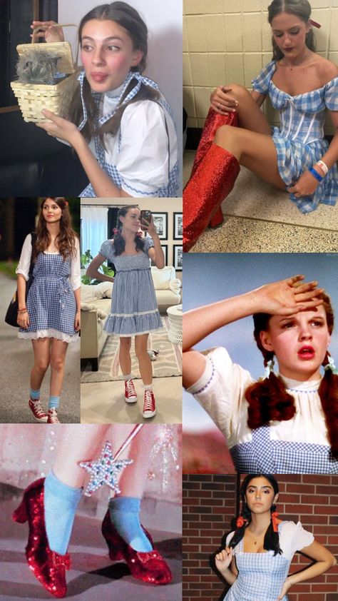 dorothy halloween costume Dorothy Halloween, Dorothy Halloween Costume, Dorothy Costume, Costume Makeup, Create Collage, Creative Play, Costume Party, Halloween Makeup, Your Aesthetic