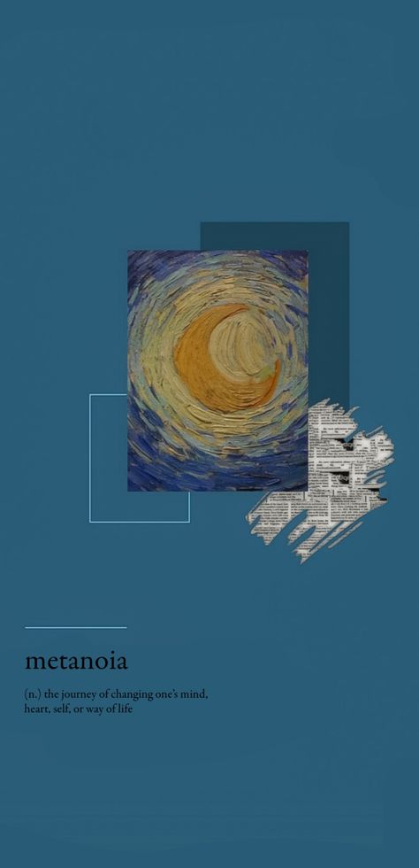 #wallpaper #vangogh #aesthetic #moon metanoia moon aesthetic made by me. Metanoia Aesthetic Wallpaper, Can Gogh Wallpaper Iphone, Painter Wallpaper Aesthetic, Van Gogh Computer Wallpaper, Aesthetic Wallpaper Vangogh, Vangogh Aesthetics Wallpaper, Van Gogh Profile, Metanoia Wallpaper, Aesthetic Wallpaper With Meaning