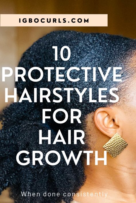 Natural Hairdos For Black Women, African Protective Hairstyles, Natural Diy Hairstyles For Black Women, Loose Protective Styles For Natural Hair, Protective Hairstyles For Working Out, Ideas For Natural Hair Hairstyles, Protective Styles For Natural Hair Growth, Protective Styles For Relaxed Hair Short, Quick Protective Styles For Natural Hair 4c