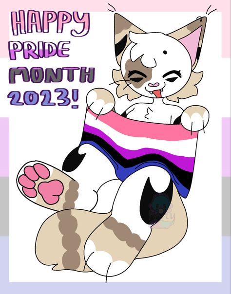 Pride Month Oc Art, Eeveelution Pride, Cat With Pride Flag, Pride Month Graphic, Pride Month Bullet Journal, Happy Pride Month, Happy Pride, Pride Month, Art