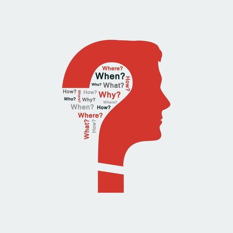 Concept of question. question mark with ... | Premium Vector #Freepik #vector #business #education #man #red Question Mark Design, Thanks For Birthday Wishes, Mark Word, Question Words, Book Mood, Cartoon Puzzle, Cover Design Inspiration, Line Doodles, Asking The Right Questions