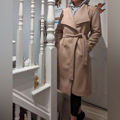 Ted baker camel coat I Need Space, Love Someone, Wrap Coat, Camel Coat, My Wardrobe, Ted Baker, Camel, Blazer, Wool