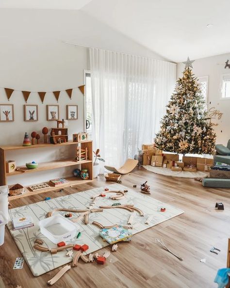 Christmas Tree Playroom, Christmas Playroom, Creative Storage Solutions, Kids Playroom Decor, Playroom Decor, Learning Through Play, Kids Playroom, Working From Home, More Fun