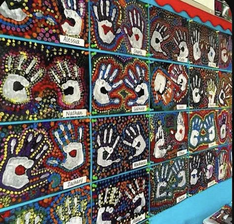 Art Projects For Students, Aboriginal Art For Kids, Activities For Students, 2nd Grade Art, 4th Grade Art, 5th Grade Art, 3rd Grade Art, Classroom Art Projects, Naidoc Week