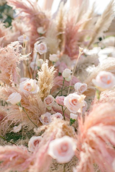 Pink Pompous Grass Plant, Pink Pampas Centerpiece, Boho Floral Decor, Pink Boho Wedding, Pink Pampas Grass, Pampas Grass Wedding, Thanksgiving 2020, Blush Bouquet, Pampas Grass Decor