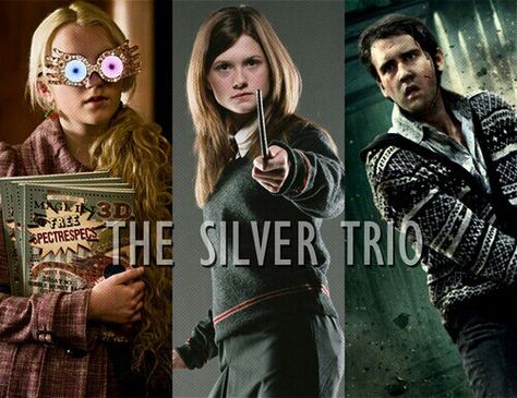 Ginny Luna Neville The Silver Trio, The Golden Trio, Yer A Wizard Harry, Golden Trio, Harry Potter Love, Harry Potter Obsession, Wizarding World Of Harry Potter, Mischief Managed, Harry Potter Series