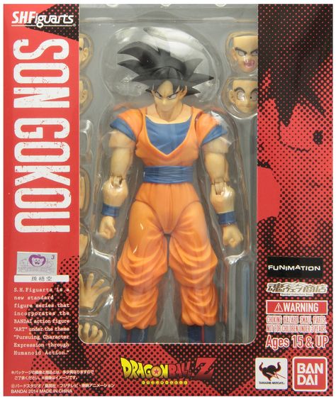 Bandai Tamashii Nations S.H. Figuarts Goku Action Figure, Action & Toy Figures - Amazon Canada Goku Figure Action, Goku Action Figure Toys, Goku Toys, Dbz Action Figures, Goku Costume, Dbz Toys, Goku Super Saiyan Blue, Super Saiyan Blue, Anime Stars