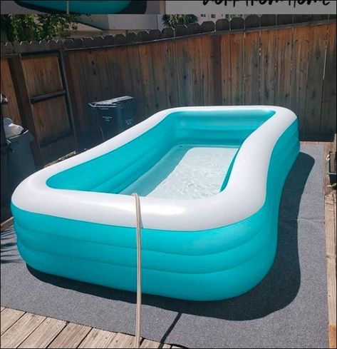 kid pool for the backyard rectangle blow up inflatable pools kids toys activities water toy  #rafts #blowuppool #backyard #pools #kidspool #kidtoys #kidsactivities #watertoy Backyard Toys For Kids, Inflatable Lounge Pool, Moms Life, Blow Up Pool, Rectangle Pool, Pool Rafts, Big Pools, Family Pool, Inflatable Hot Tubs