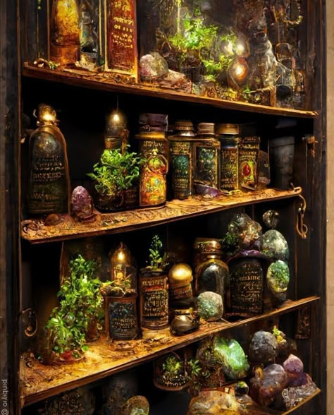 Apothecary Decor, Magic Aesthetic, Fantasy House, Witch Aesthetic, Green Witch, Fantasy Aesthetic, Witchy Vibes, 판타지 아트, Fantasy Landscape