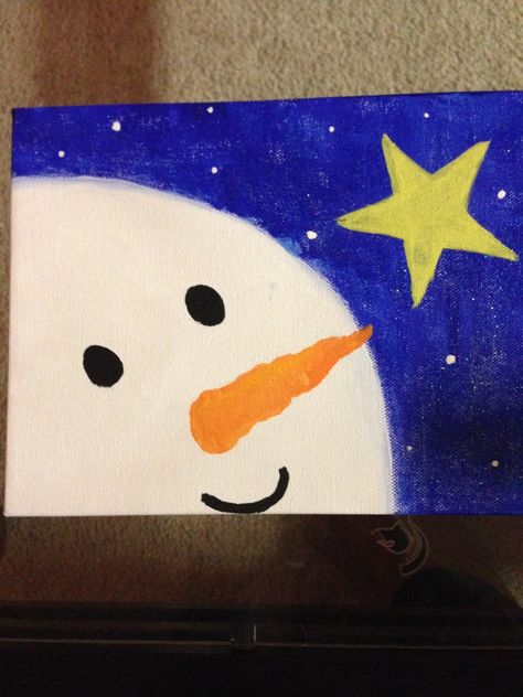 Interior Design Royal, Kids Paint Night, Snowmen Paintings, Diy Christmas Canvas, Modern Art Deco Interior, Christmas Canvas Art, Christmas Paintings On Canvas, Art Deco Interior Design, Christmas Gifts For Parents