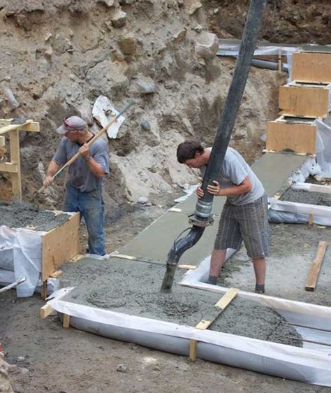 Installing Fastfoot Aircrete Projects, Icf Walls, Organic Building, Cement Work, Concrete Foundation, Rammed Earth Homes, Rammed Earth Wall, Build House, Concrete Footings