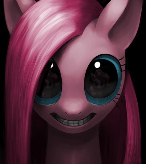 Mlp Creepypasta, Mlp Fan Art, My Little Pony Characters, My Little Pony Drawing, My Little Pony Pictures, Pony Drawing, Scary Art, Pinkie Pie, Mlp My Little Pony