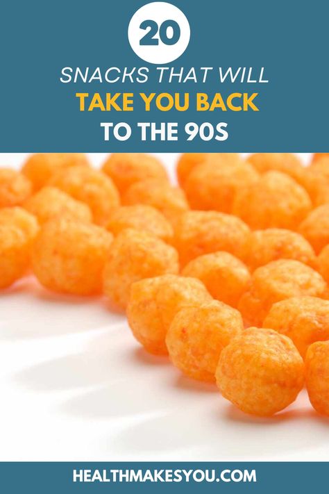 These snacks from the 90s shaped pop culture and hold a special place in our hearts, reminding us of cherished childhood memories. Here are 20 snacks that will take you back to the 90s. 90 Snacks, 90s Appetizers, 2000 Snacks, Early 2000s Snacks, 90s Food And Drink, 90s Snack Board, 90s Desserts, 90s Snacks Party, 2000s Snacks