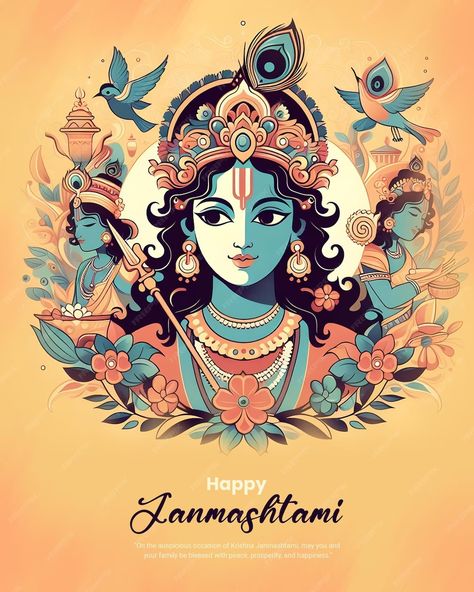 Premium PSD | Happy Krishna Janmashtami celebration Indian festival social media post banner poster Janmashtami Celebration, Happy Krishna Janmashtami, Happy Krishna, Notebook Art, Indian Festival, Krishna Janmashtami, Stationery Templates, Business Card Maker, Flyer Maker