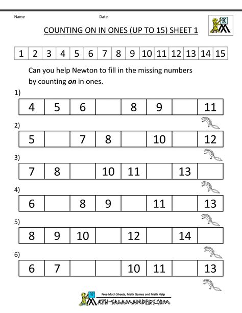 kindergarten-number-worksheets-counting-on-in-1s-to-15-1.gif (1000×1294) Math Sheets For Kg2, Counting Backwards From 20, Kindergarten Math Printables, Matematik Prasekolah, Kindergarten Counting, Number Recognition Worksheets, Counting Worksheets For Kindergarten, Counting Backwards, Maths Worksheet