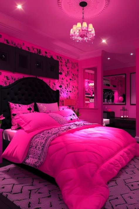 Red Bedroom Design, Bloxburg Bedroom, Bedroom Ideas For Small Rooms Cozy, Loft Bed Plans, Pink Bedroom Ideas, Bedroom Ideas Inspiration, Dream Bedroom Inspiration, The Color Pink, Luxury Room Bedroom