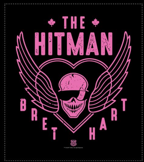 Bret Hart Logo, Bret Hart Wallpaper, Wwe Tattoos Ideas, Hart Wallpaper, Wwe Shirts, Wwe Logo, The Hardy Boyz, Wrestling Shirts, Skull Decal