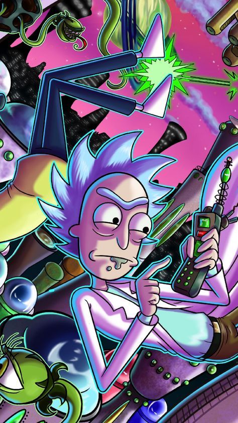 Rick And Morty Wallpaper Iphone, Pennywise Poster, Rick And Morty Wallpaper, Morty Wallpaper, Rick And Morty Image, Rick And Morty Drawing, Rick I Morty, Rick And Morty Poster, Wallpaper Cartoon