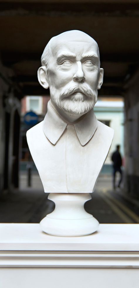 Thomas Burberry, our founder, beautifully hand crafted and immortalised as a statue for the new show space: Makers House, 1 Manette Street, London. Burberry Clothes, Thomas Burberry, Great Thinkers, Fragrances For Women, British Outfits, Department Stores, New Shows, Bags Accessories, London Fashion Week