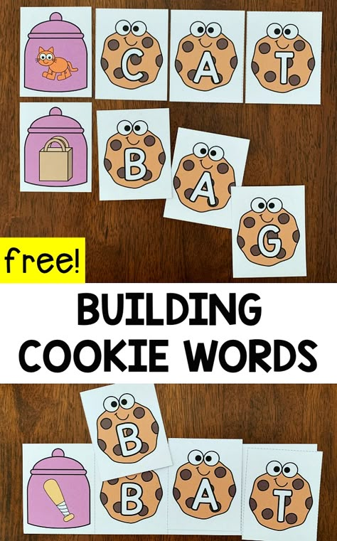 Prek Cvc Words, Short A Activities Kindergarten, Daily 5 Kindergarten Activities, Cvc Independent Activities, Cvc Word Activities Free Printable Kindergarten, Free Literacy Printables, Cvc Word Games Free Printable, Cvc Printables Free, Early Reading Activities Preschool