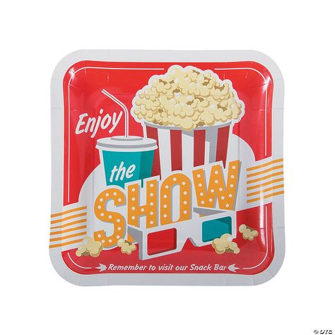 Movie Snack Bar, Treat Stand, Movie Birthday Party, Movie Snacks, Movie Night Party, Movie Birthday, Halloween Tableware, Company Party, Family Movie