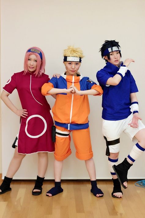 Naruto Characters Cosplay, Naruto Costume, Naruto Costumes, Couple Costume, 2023 Halloween, Naruto Cosplay, Fall Time, Team 7, Naruto And Sasuke