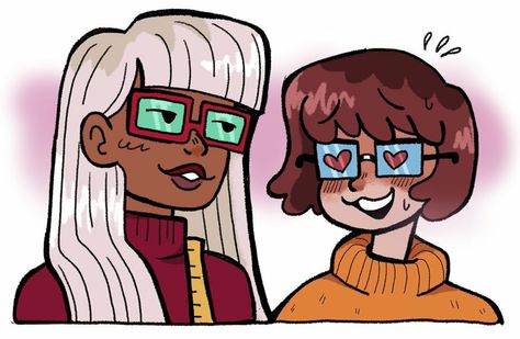 Velma And Coco, Velma And Coco Diablo, Coco Diablo X Velma, Velma X Coco, Scooby Doo Mystery Inc, Scooby Doo Mystery Incorporated, Velma Dinkley, Scooby Doo Mystery, Doo Doo