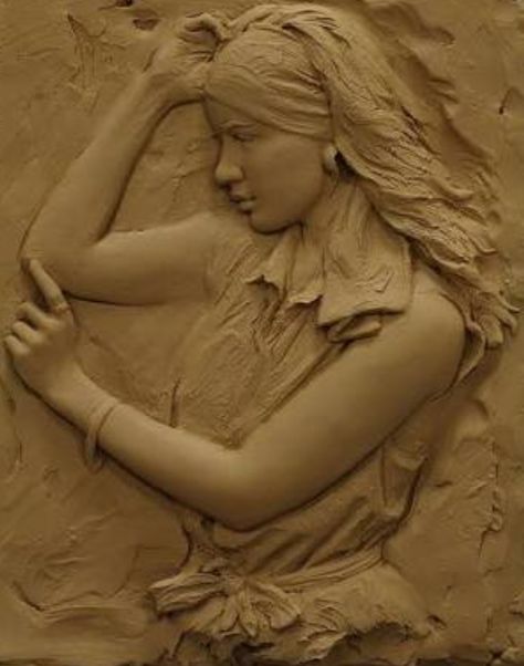 Low Relief Sculpture, Better Muslim, Angel Wings Wall Art, Drywall Art, Composition Techniques, A Level Art Sketchbook, Hindu Statues, Plaster Wall Art, Sculptures Céramiques