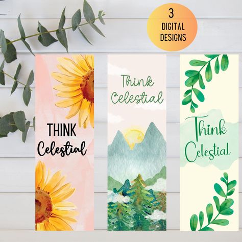 Printable Bookmarks, Book Gift, Bookmarks Printable, General Conference, Design Thinking, Book Accessories, Book Gifts, Gifts For Teens, Spiritual Quotes