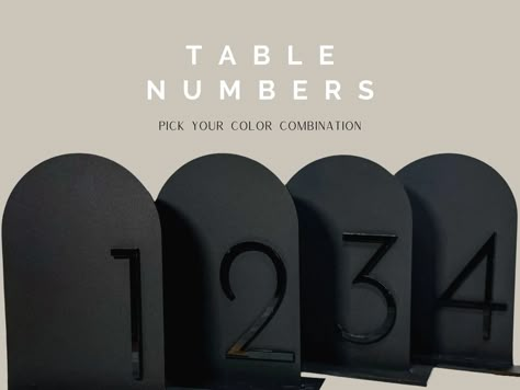 Black Arch Table Number Luxury Wedding Acrylic Wedding - Etsy Black Table Numbers, Acrylic Wedding Decor, Black Wedding Table, Word Table, Arch Table, Black Arch, Black And White Wedding Theme, Wedding Acrylic, Acrylic Table Number