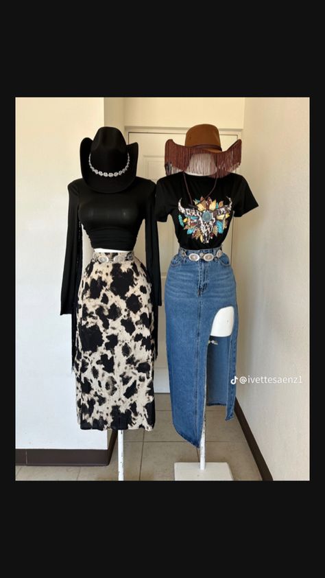 Outfit Ranchero, Charreada Outfits, Cool Style Outfits, Black Rodeo, Cute Cowgirl Outfits, Latina Fashion Outfits, Western Wear Outfits, Cute Country Outfits, Looks Country