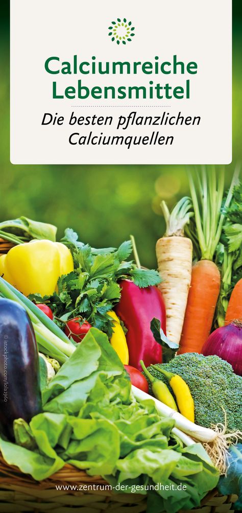 Wir haben eine Liste für Euch mit den calciumreichsten pflanzlichen Lebensmitteln zusammengestellt. Viele davon enthalten Calcium mit ähnlich guter Bioverfügbarkeit wie Milchprodukte. #gesundheit #calcium Calcium Rich Vegetables, Mineral Nutrition, Calcium Rich Foods, Good Foods To Eat, Foods To Eat, Plant Food, Healthy Nutrition, Best Diets, Diet And Nutrition