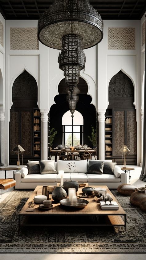 Moroccan Interior Design Marocco Interior Design, Arabian Interior, Marocco Interior, Moroccan Inspired Bathroom, Moroccan Style Living Room, Mexico House Ideas, Morocco Hotel, Middle Eastern Decor, Bali Furniture