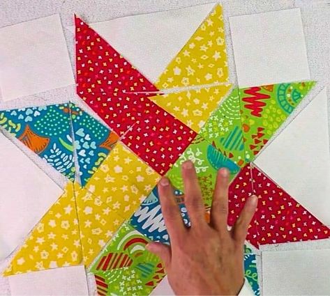 How to Make Woven Star Quilt Block Star Patchwork Blocks, Woven Star Quilt Block, Amish Star Quilt Block Pattern, Star In A Star Quilt Block, 8 Inch Star Quilt Block Patterns Free, 7 Inch Quilt Block Patterns, Woven Star Quilt Pattern, 10" Quilt Blocks Free Pattern, Quilted Star Pattern