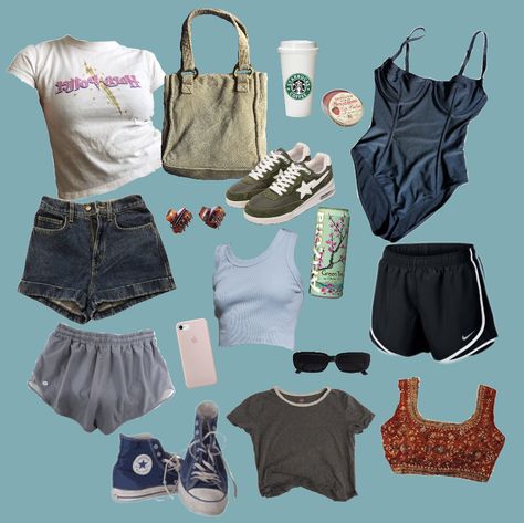 Summer Camp Staff Outfits, Day Camp Outfits, Camping Trip Outfits Summer, Camp Asthetics Outfits, Camp Counsellor Outfits, Camping Outfits Aesthetic Summer, Summer Counselor Outfits, Camp Fits Aesthetic, Camp Clothes Aesthetic