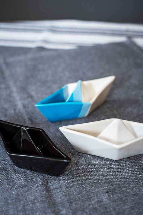 Origami Home Decor, Plovdiv Bulgaria, Origami Boat, Cerámica Ideas, Ceramic Bottle, Paper Boat, Ceramic Handmade, Ceramic Gifts, Young Couple