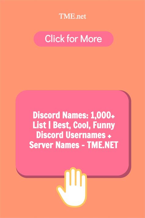 Funny Discord names Good Discord names Cool Discord names Clever Discord names Best Discord names Aesthetic Discord names Cute Discord names Creative Discord Names Cool Names For Discord, Good Discord Usernames, Aesthetic Discord Name Ideas, Names For Discord Servers, Funny Discord Names, Good Discord Names, Cute Discord Names, Discord Display Names, Discord Server Names