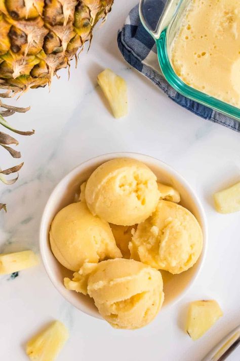 Pineapple Ice Cream Recipe, Pineapple Ice Cream, Caramel Apple Dump Cake, Coconut Tart, Simply Stacie, Cinnamon Twists, Apple Dump Cakes, Cream Of Celery Soup, No Churn Ice Cream