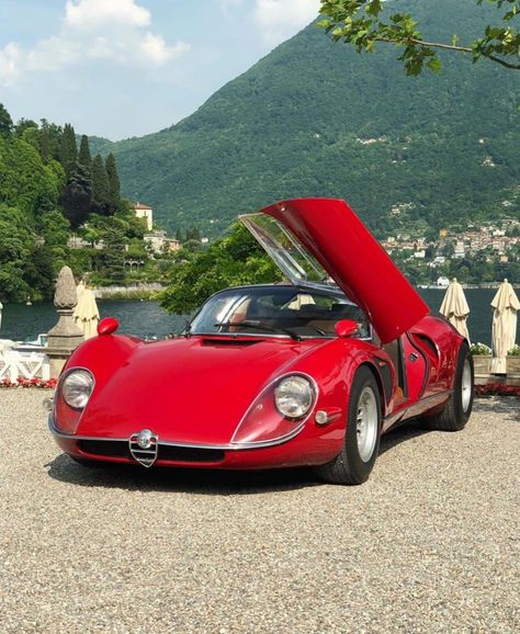 1967 Alfa Romeo 33 Stradale Alfa Romeo Tipo 33 Stradale, Vintage Alfa Romeo, Alfa Romeo 33 Stradale, Old Alfa Romeo, Alfa Romeo Vintage, Alpha Romeo, Jeep Camping, Airplane Car, Motorsport Photography