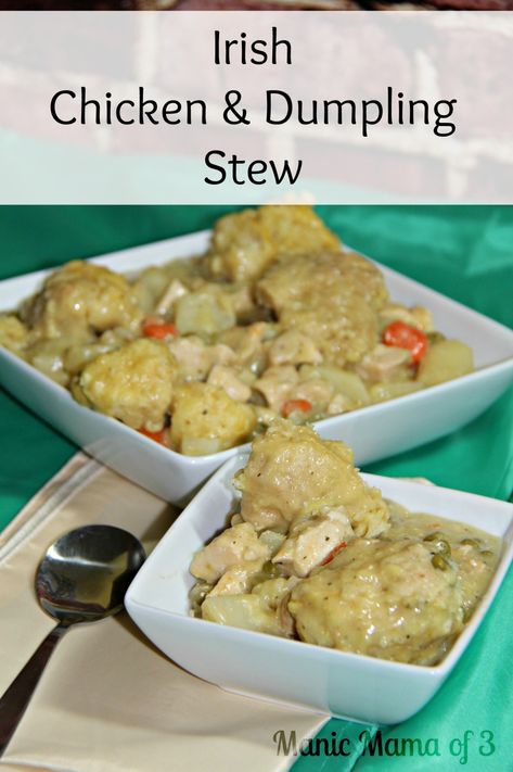 Dumpling Stew, Irish Chicken, Irish Dinner, Chicken Dumpling, Irish Recipes Authentic, Irish Cooking, Irish Dishes, Hp Sauce, Fete Saint Patrick