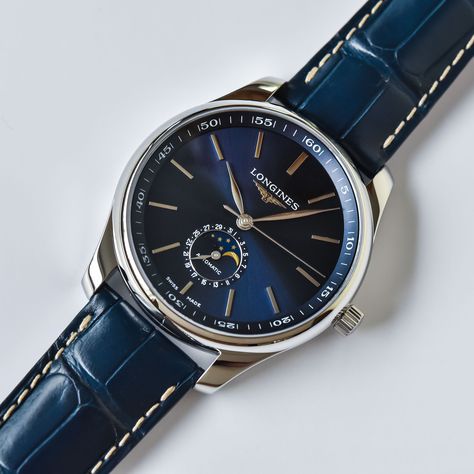 Longines Master Collection Moonphase, Longines Moonphase, Longines Master Collection, Moonphase Watch, Elegant Watch, Monochrome Watches, Omega Watches, Vintage Models, Classic Watches