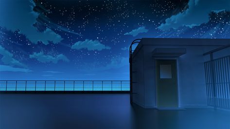 Anime Backgrounds Rooftop, Rooftop Night, Saturn Return, Scenery Background, Animation Background, Filming Locations, Background Pictures, Art Background, Anime Background