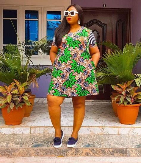 Ankara Short Gown Styles With Sneakers, Ankara Shift Dress, Dress For Pregnant, Short Gown Styles, Dress For Pregnant Women, Ankara Short, Ankara Short Gown Styles, Tree Inspiration, 2piece Outfits